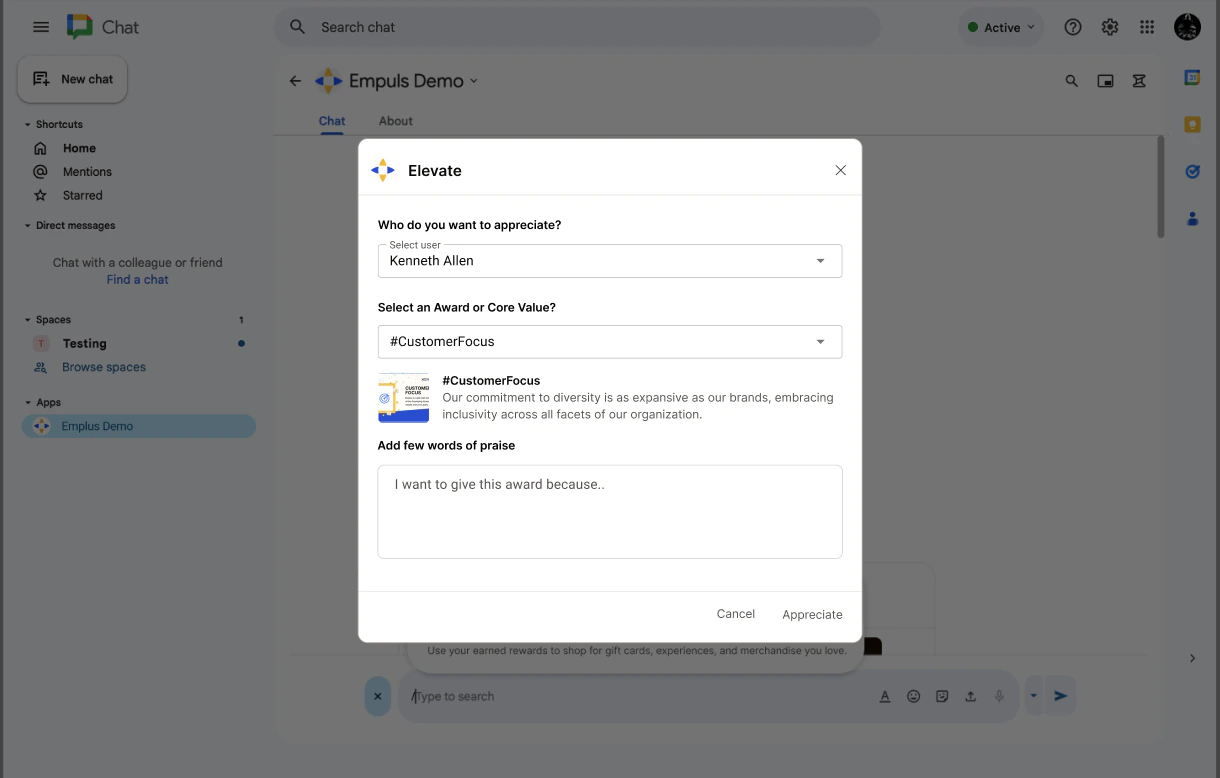 Google Chat 4