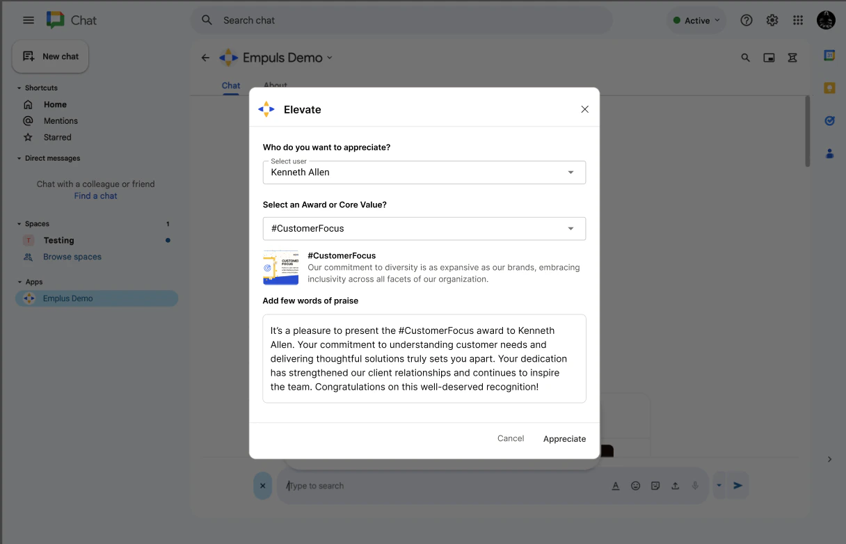 Google Chat 5