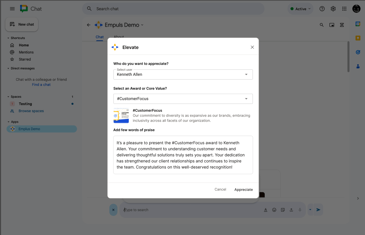 Google Chat 5