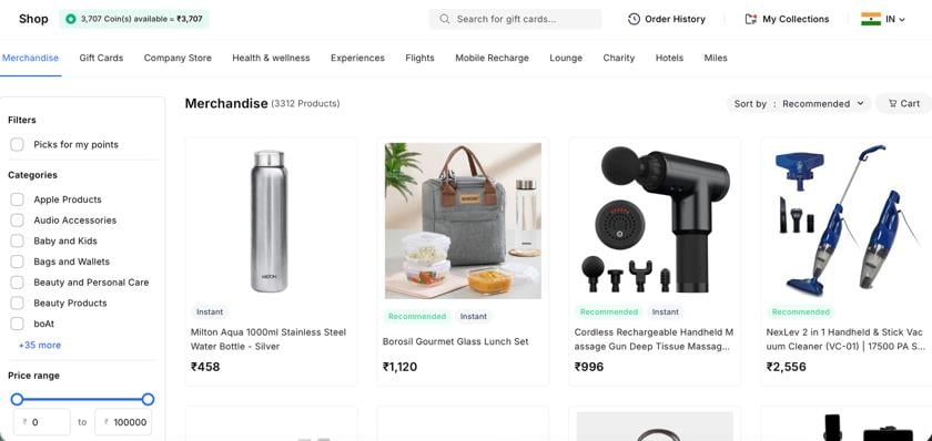 Rewards marketplace in Slack