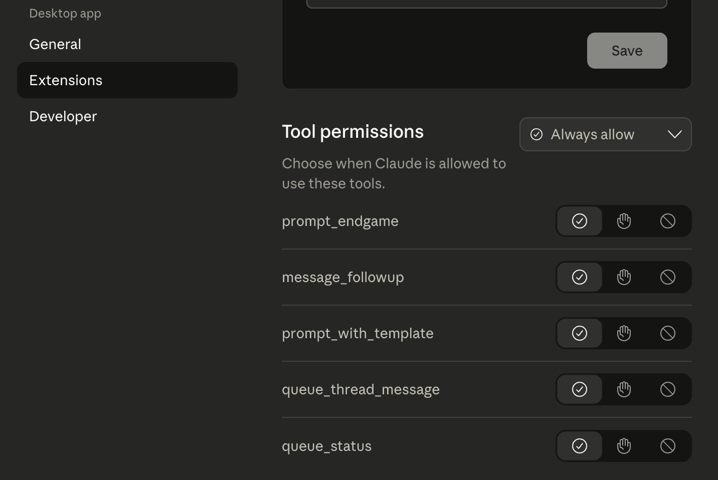 toggle endgame connector