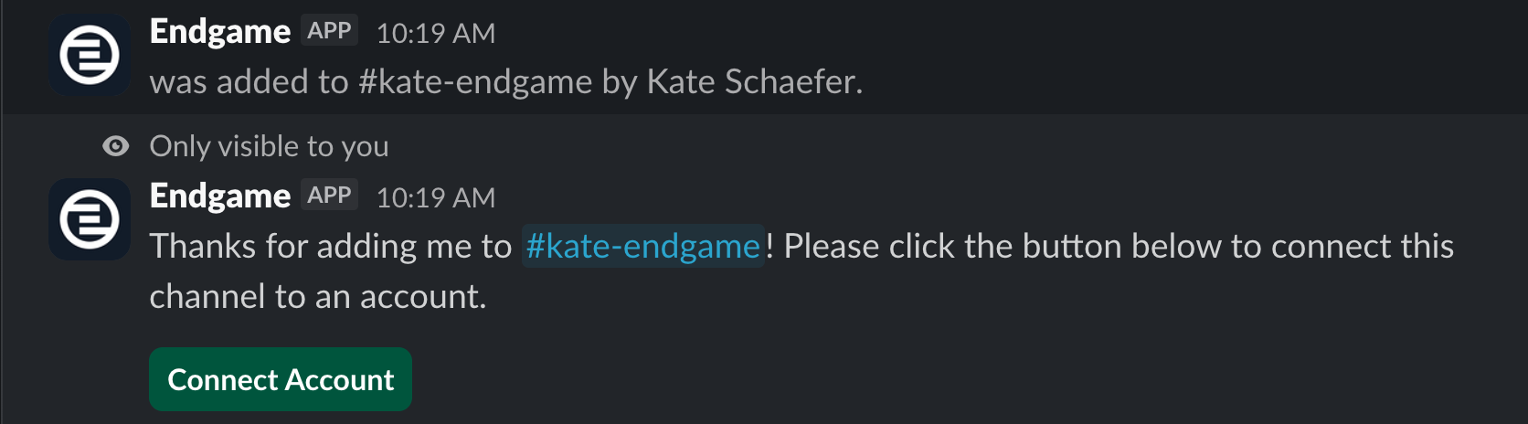 Connect account