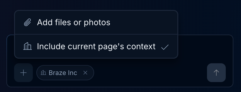 Add page context to chat