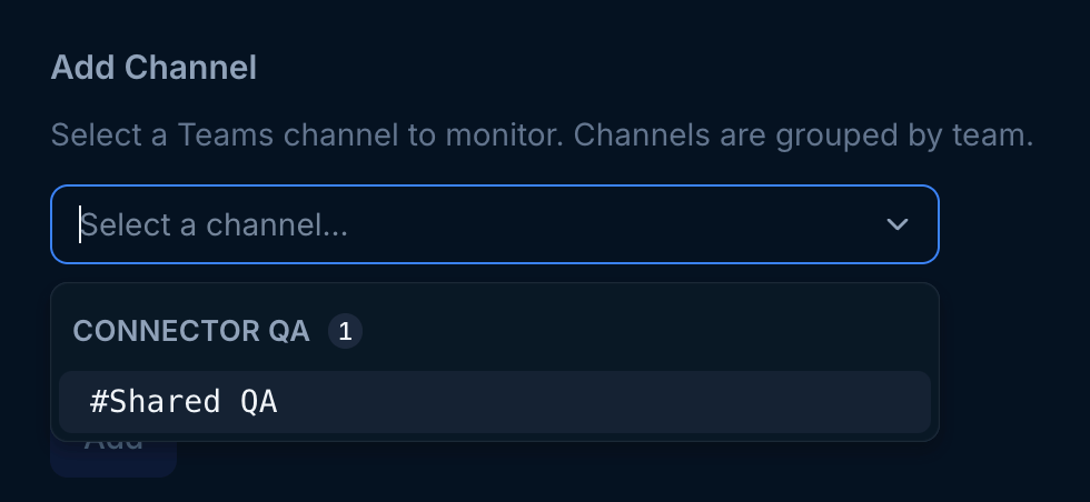 Select Channel