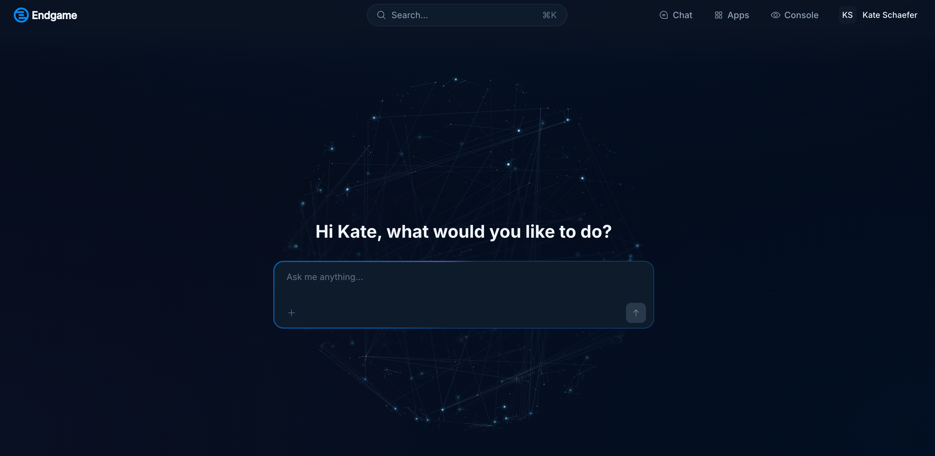 Endgame homepage