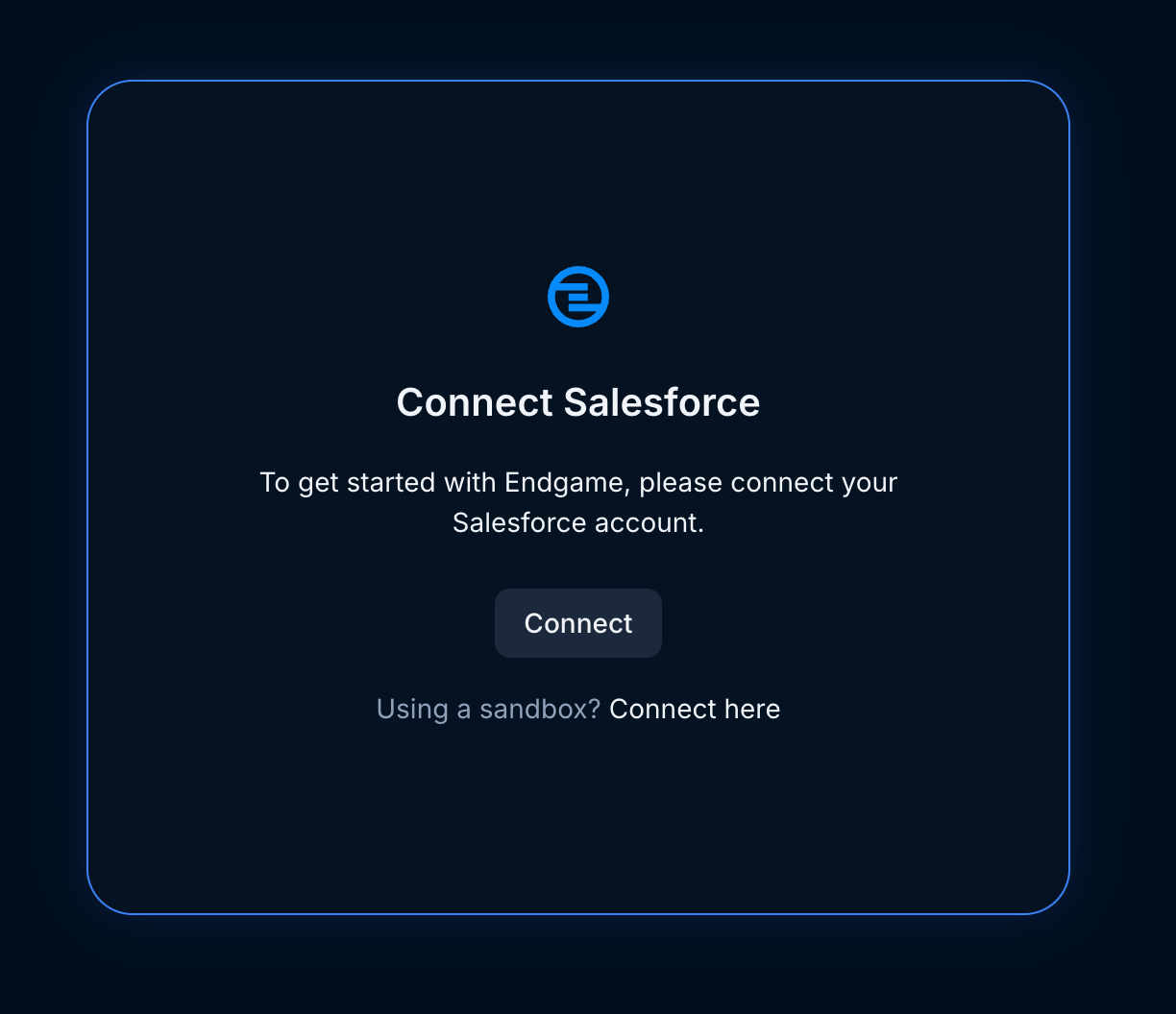 Connect Salesforce
