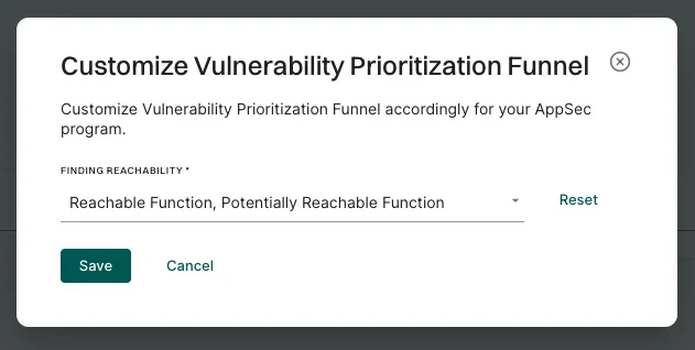 vulnerability funnel customization