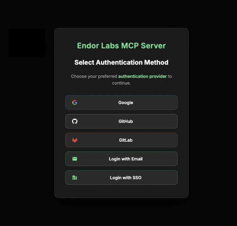 Init authentication through browser