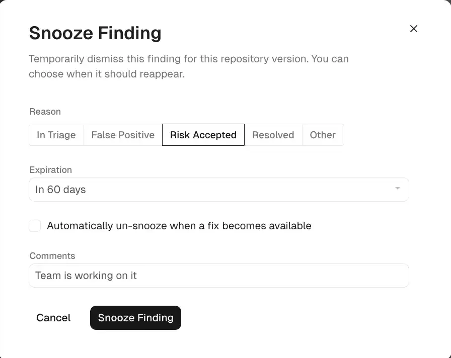 Snooze Finding