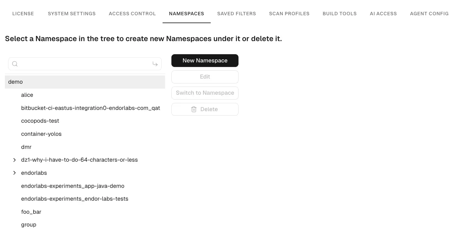 Namespaces Example