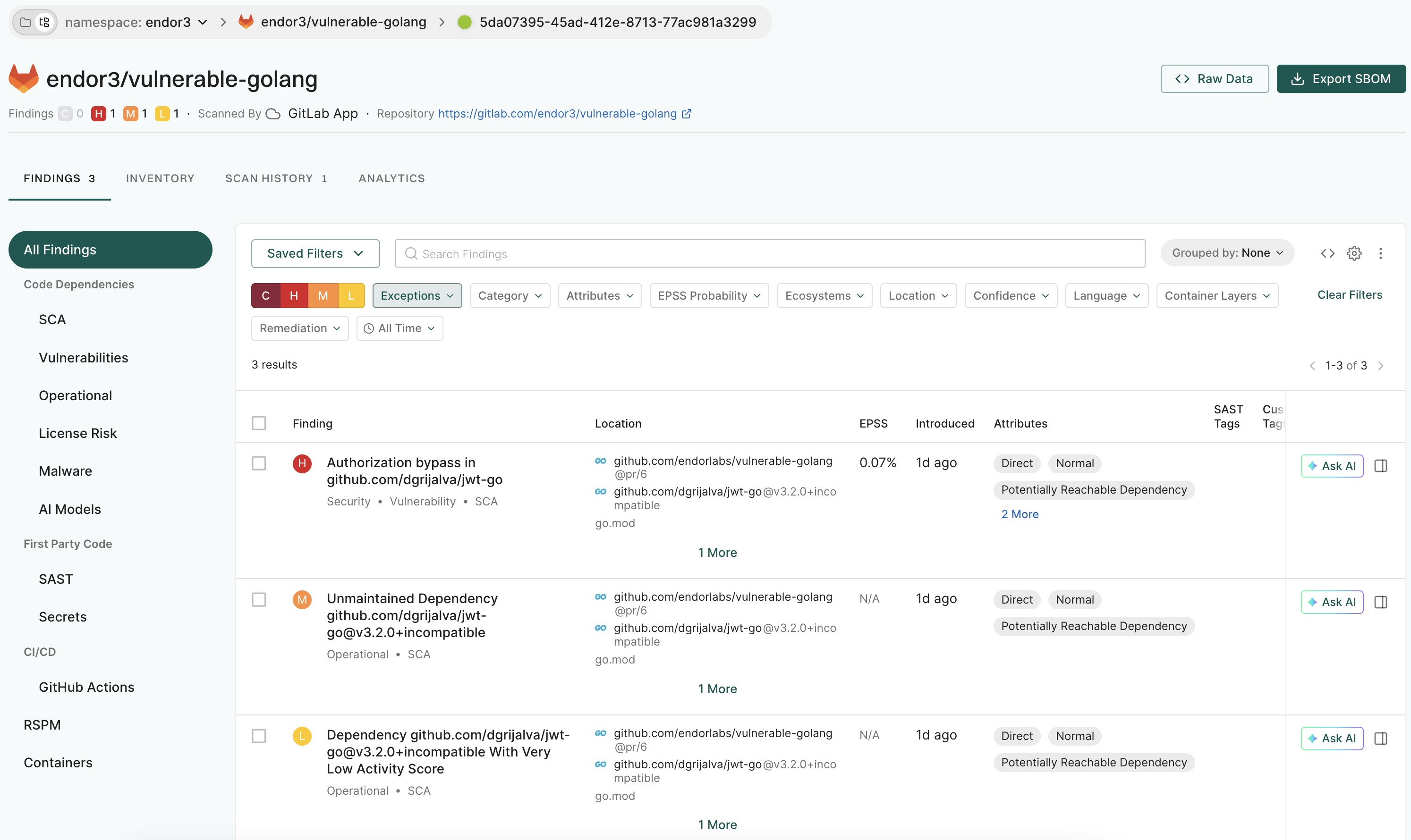 View MR scan findings in detail
