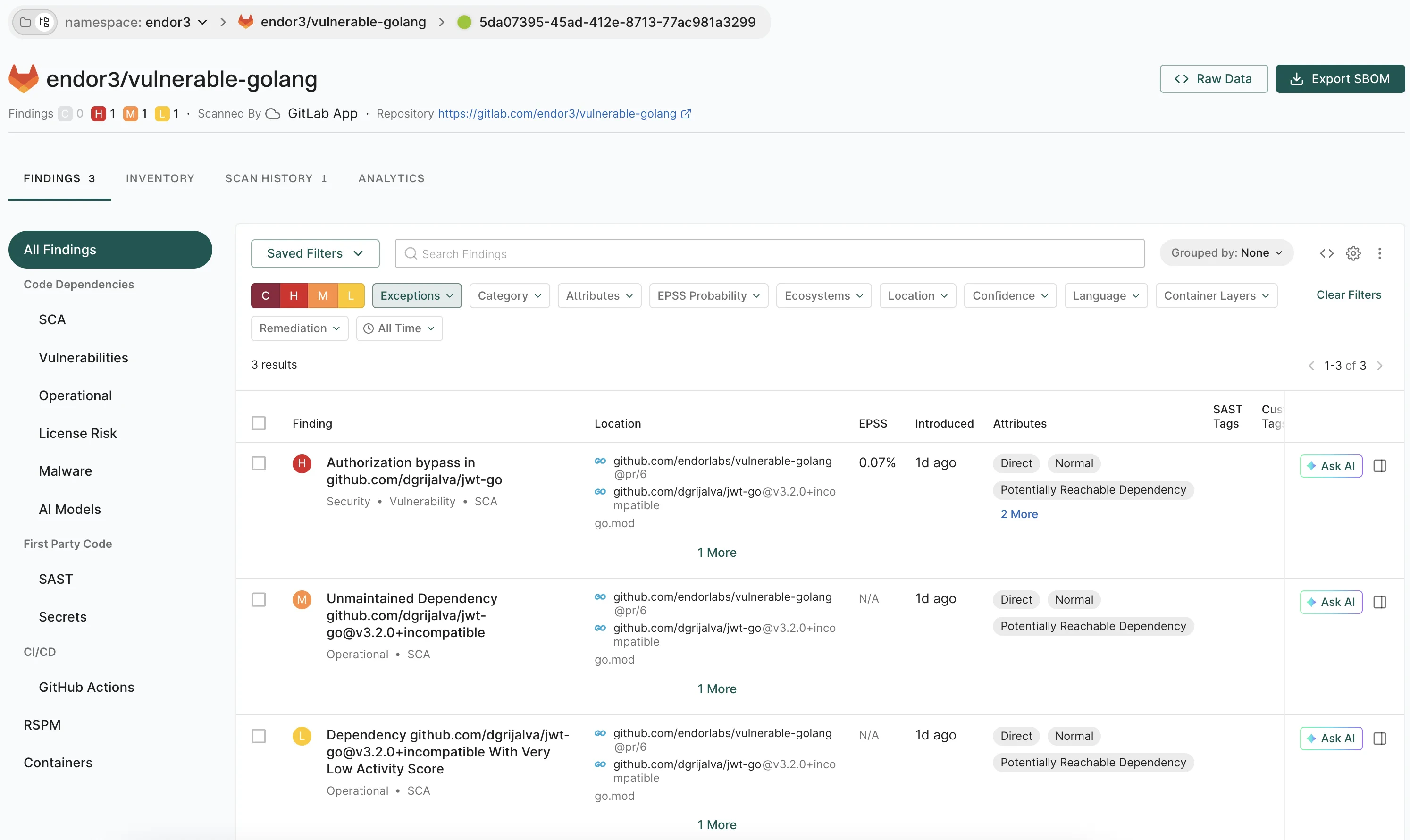 View MR scan findings in detail