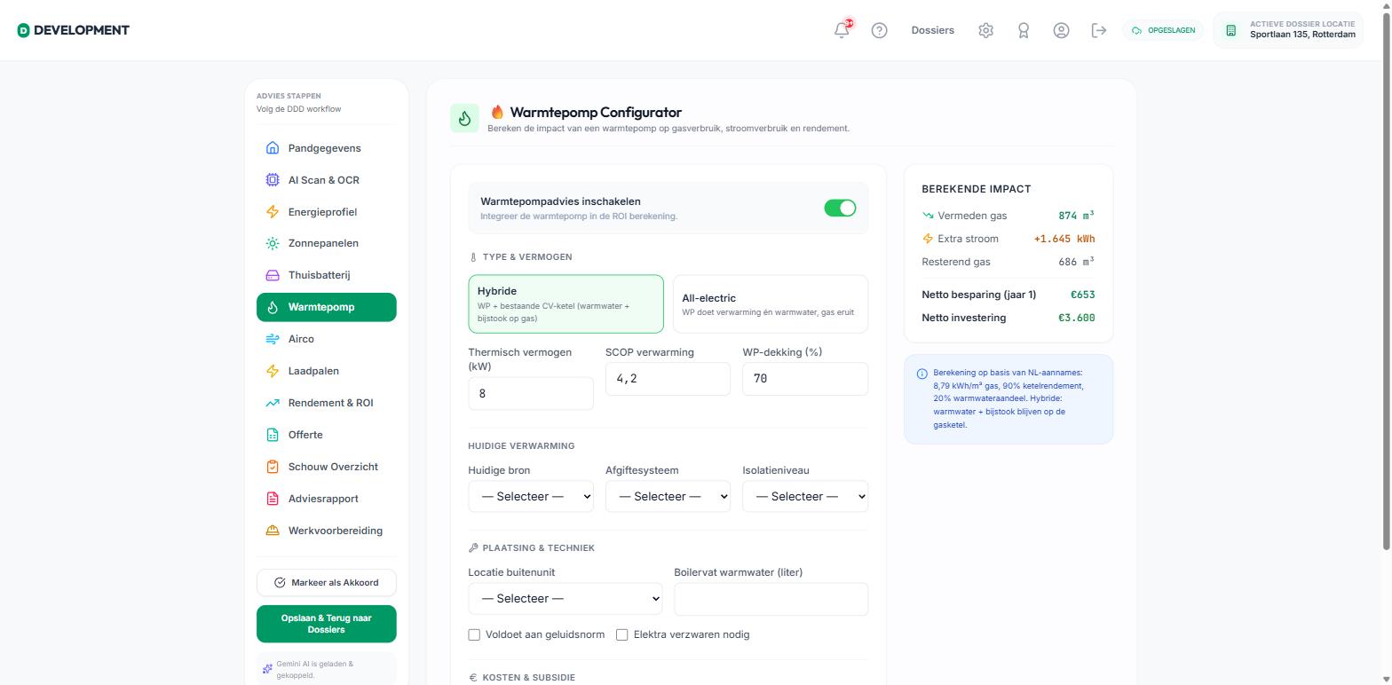 Warmtepomp Configurator