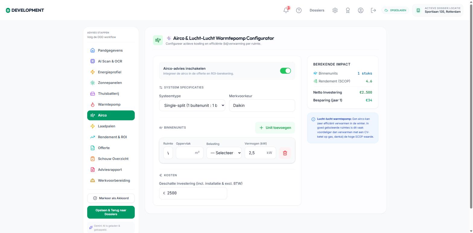 Airco & Lucht-Lucht Warmtepomp Configurator