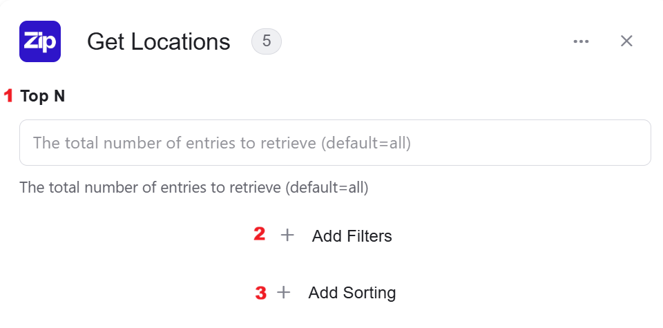 Choose from the drop down the field you want to filter by.