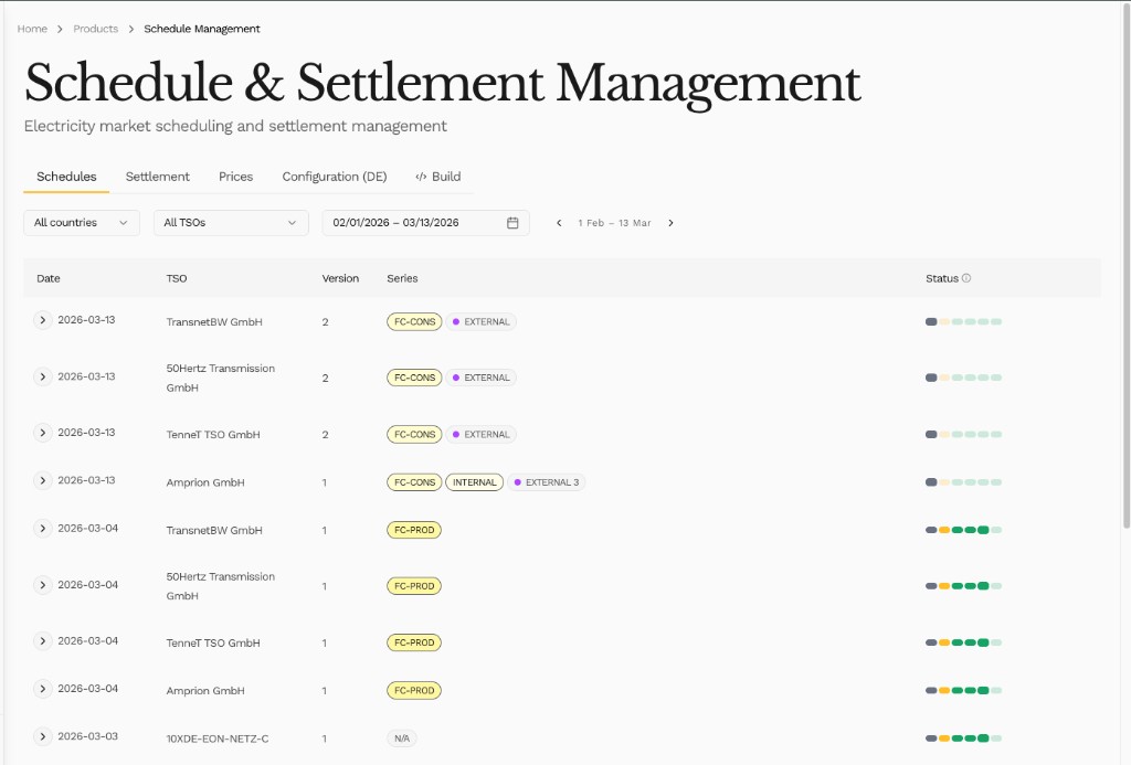Schedule Management - Engrate Developer Documentation