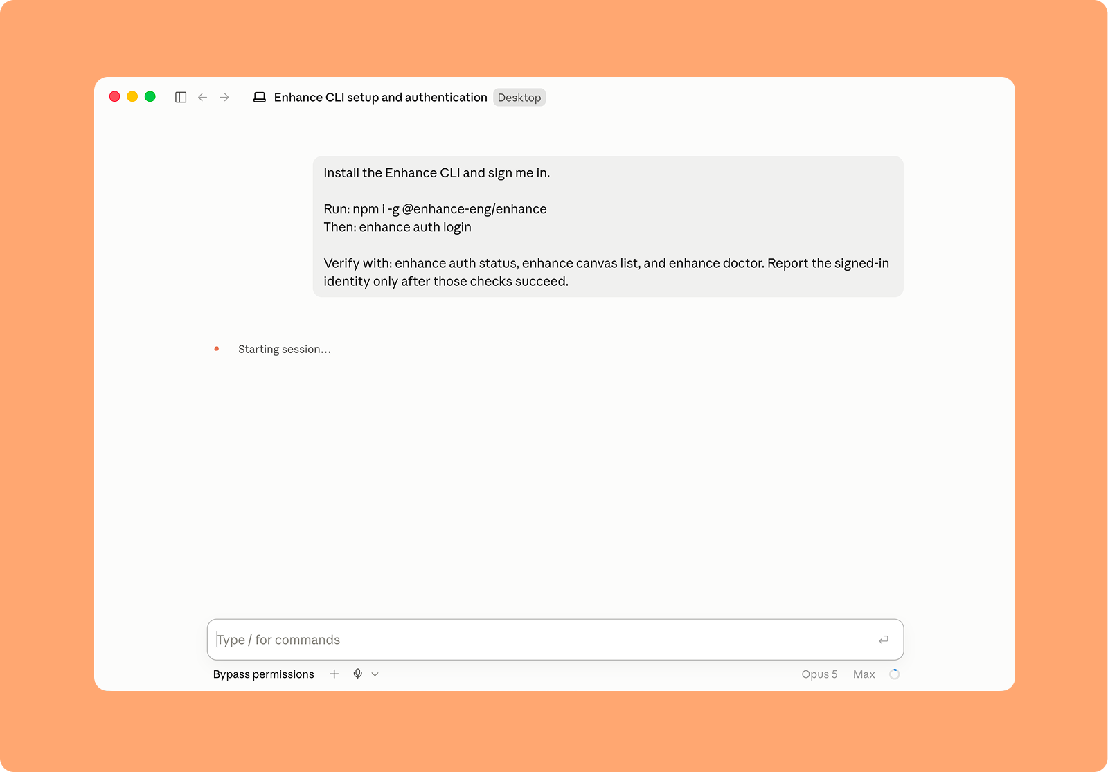 Enhance Cli Install