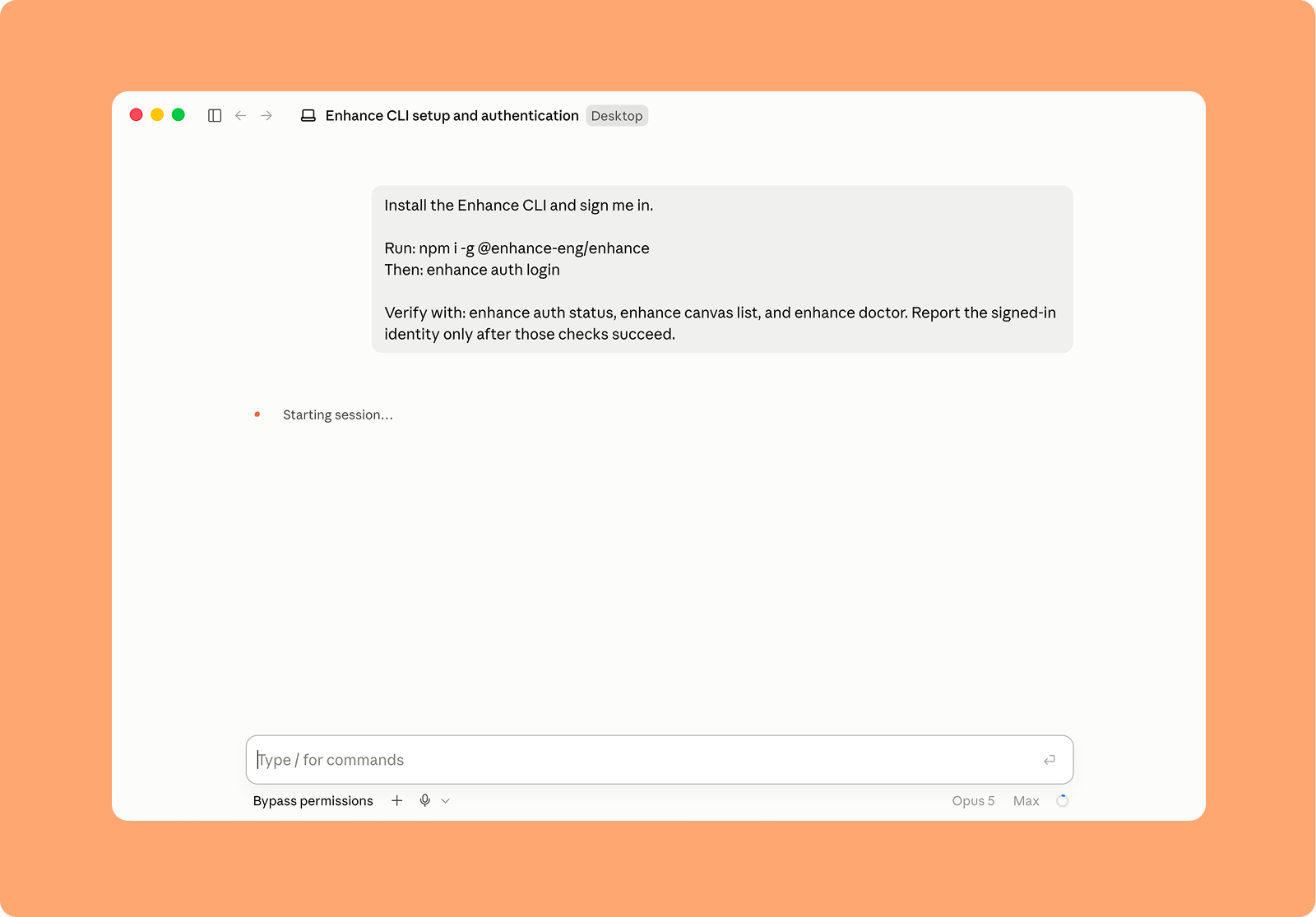 Enhance Cli Install