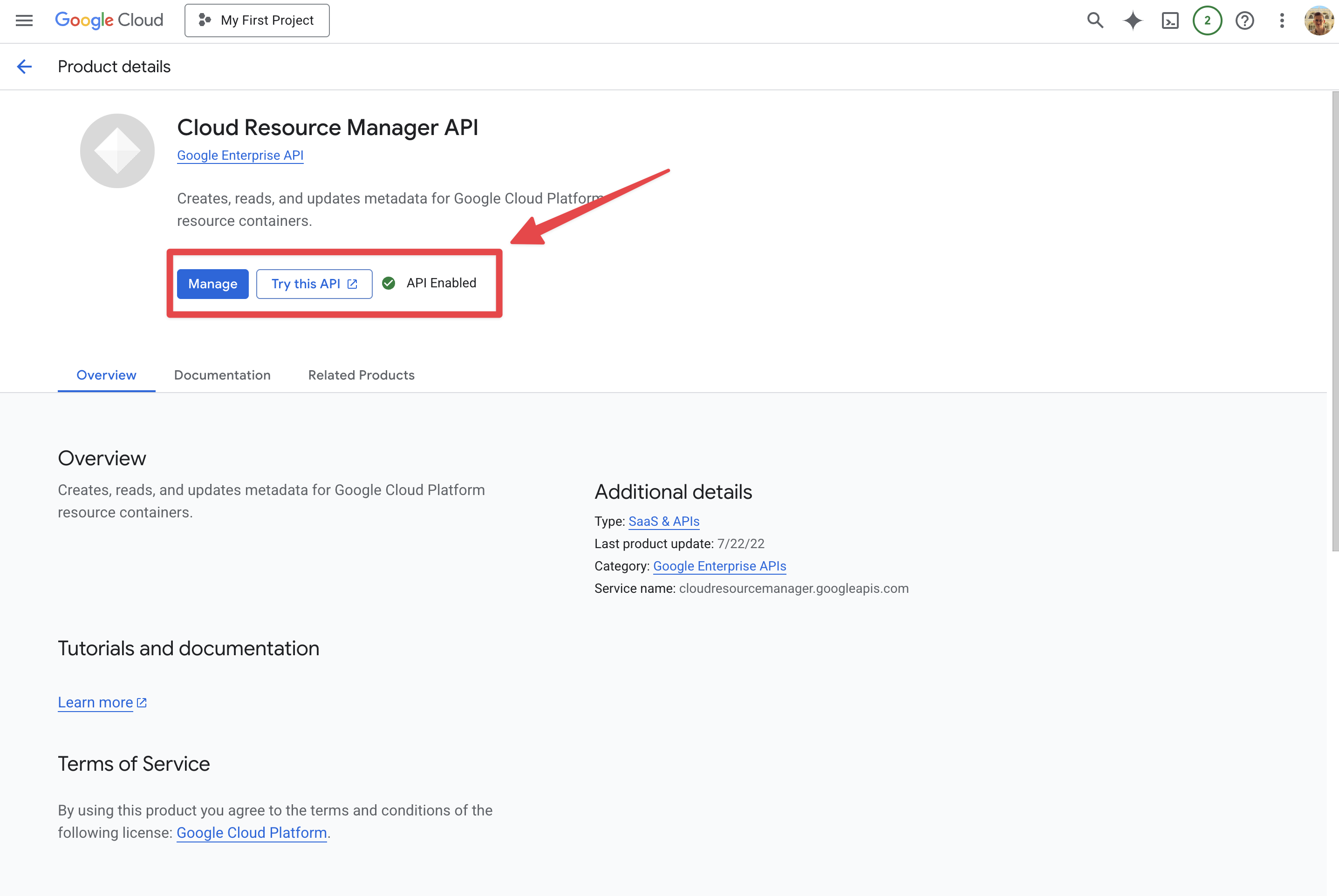 Enable required APIs