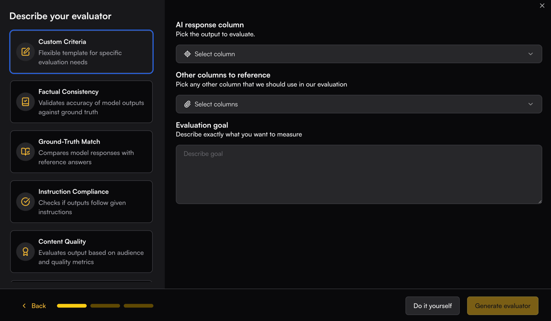 Custom Evaluators - traceloop