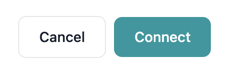 Connect button to save and test