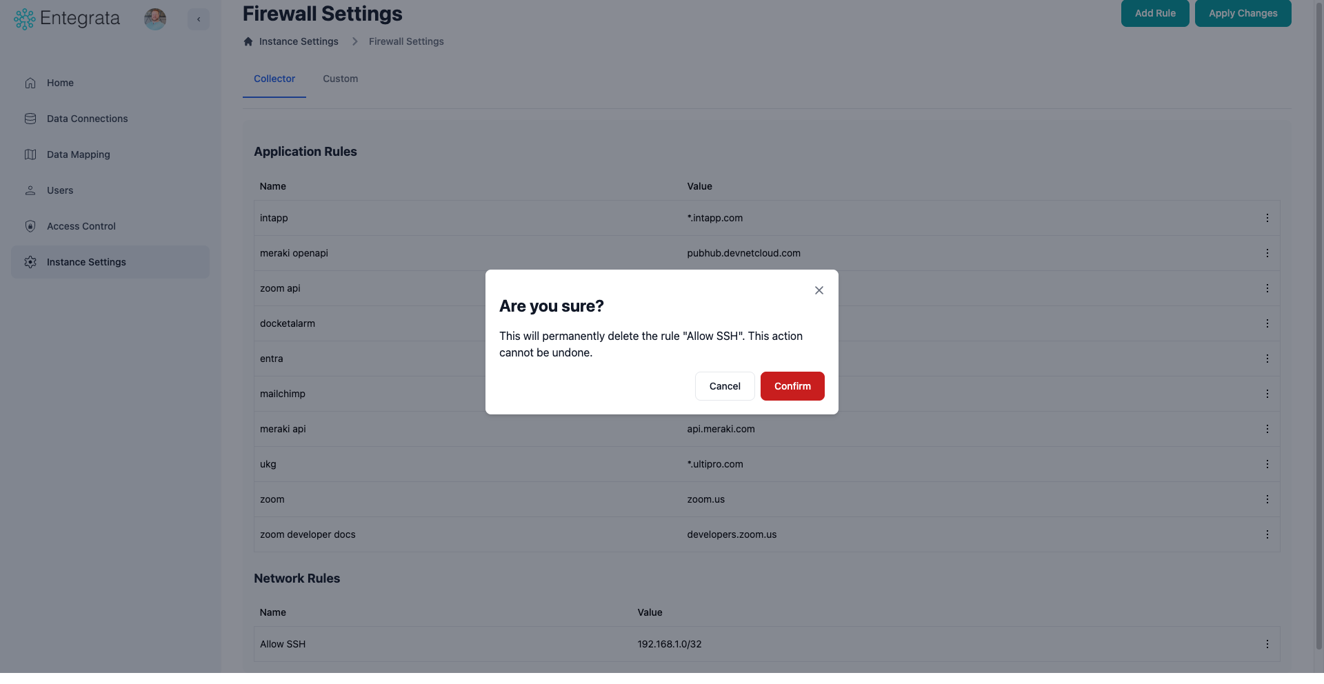 Confirm Delete Dialog