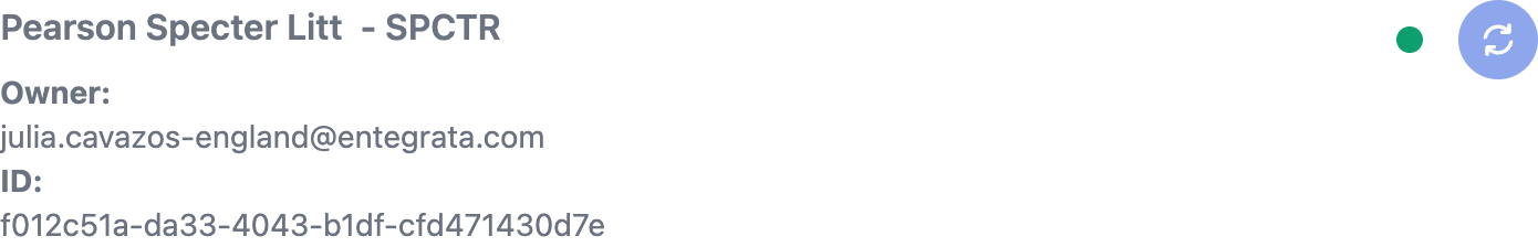 Completed subscription showing subscription ID