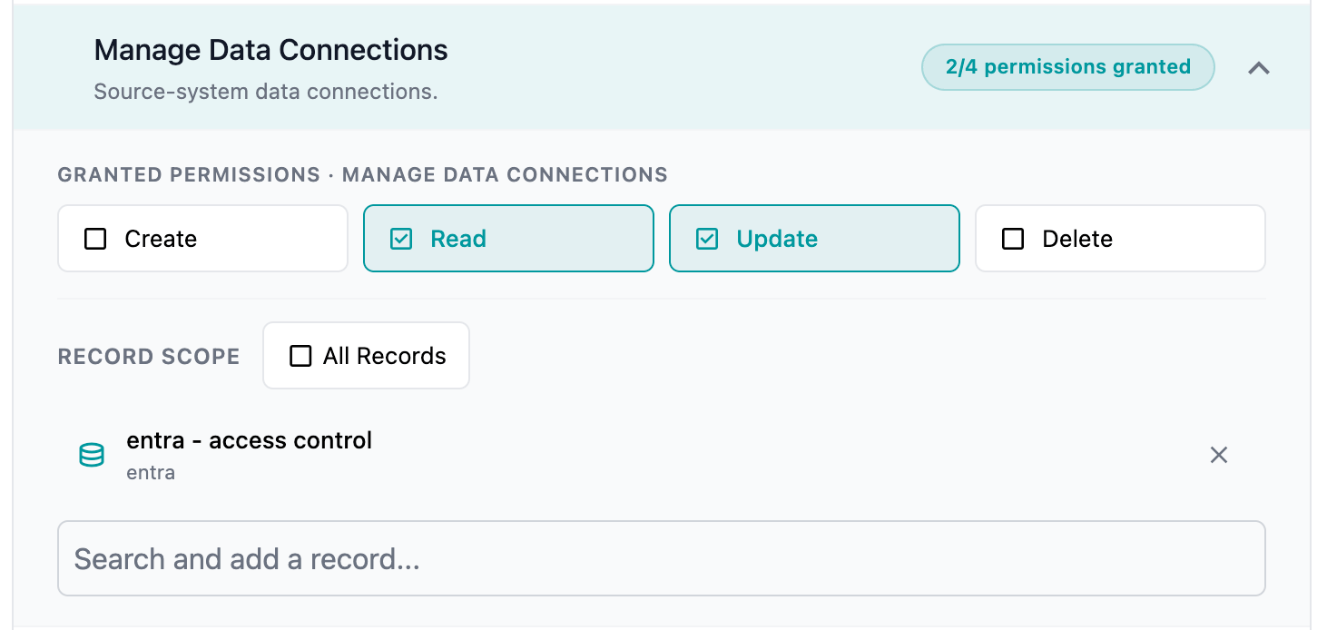 Record Scope limited to a single connection