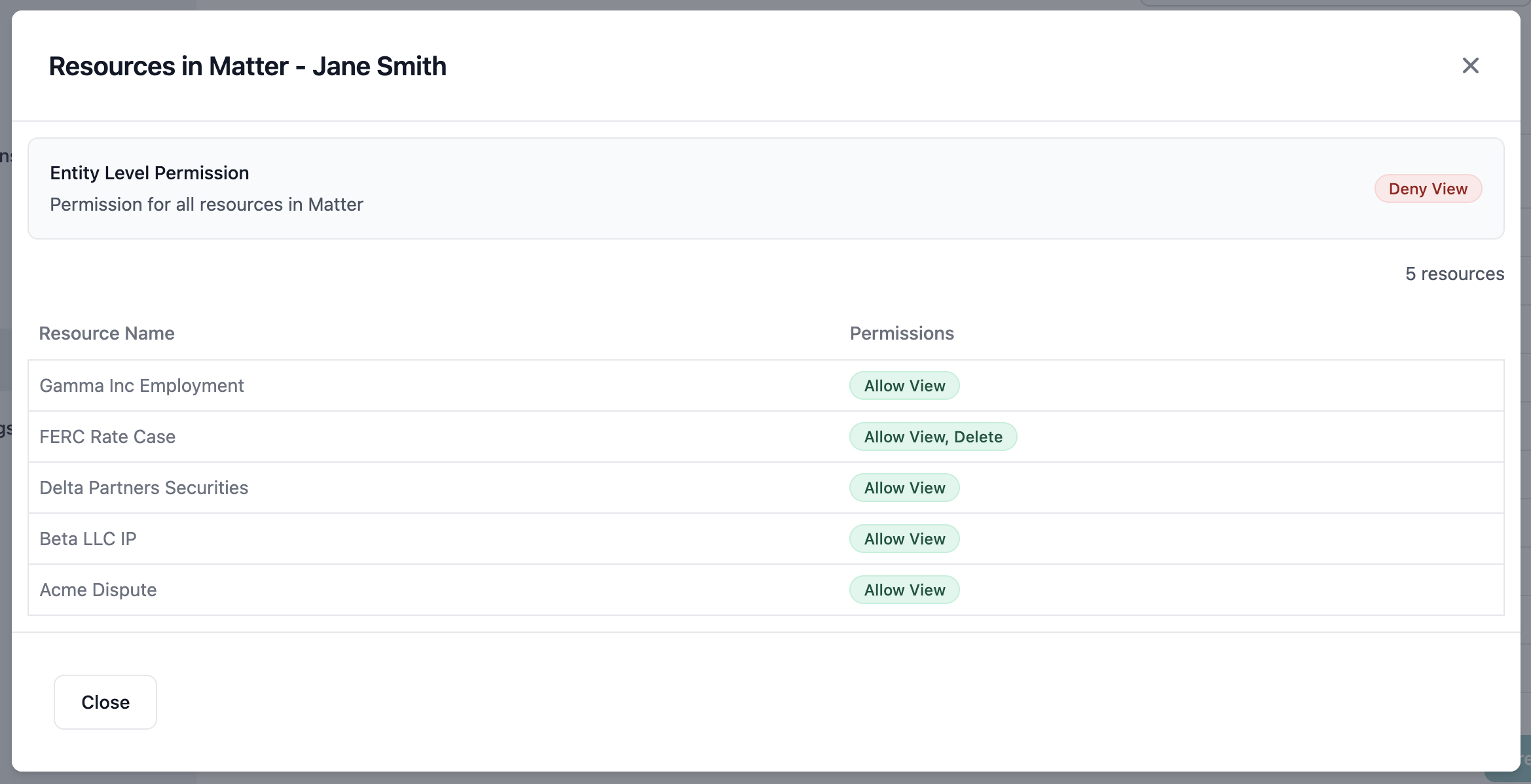 Explore actor resource results