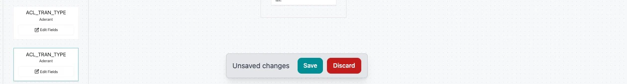 Save button and save status indicator