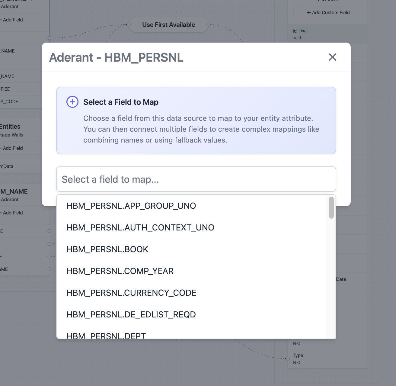Adding a field to a source