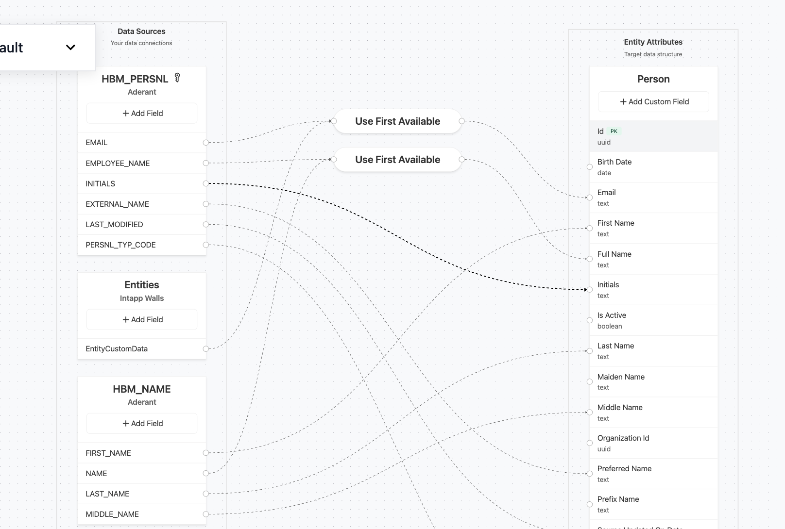 Direct field connection