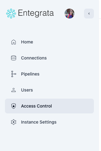 Sidebar with Connections and Pipelines