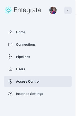 Sidebar with Connections and Pipelines
