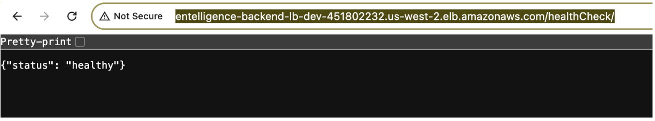 AWS CloudFormation parameters for the Entelligence deployment