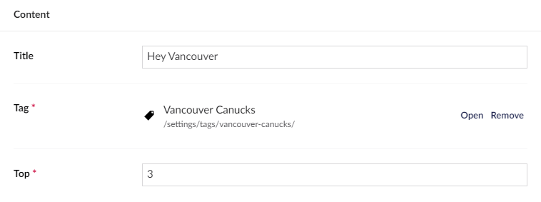 Umbraco blocks Content