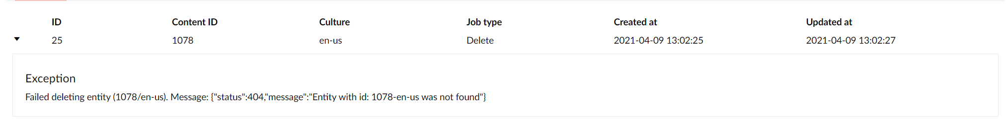 Umbraco v10 Failed jobs