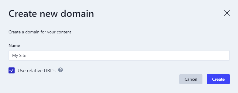 Relative URL's