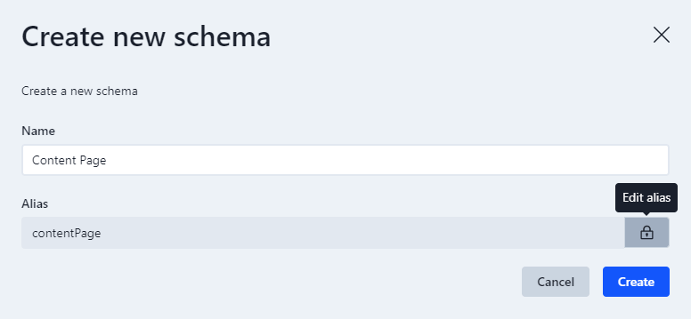 Deploy schema