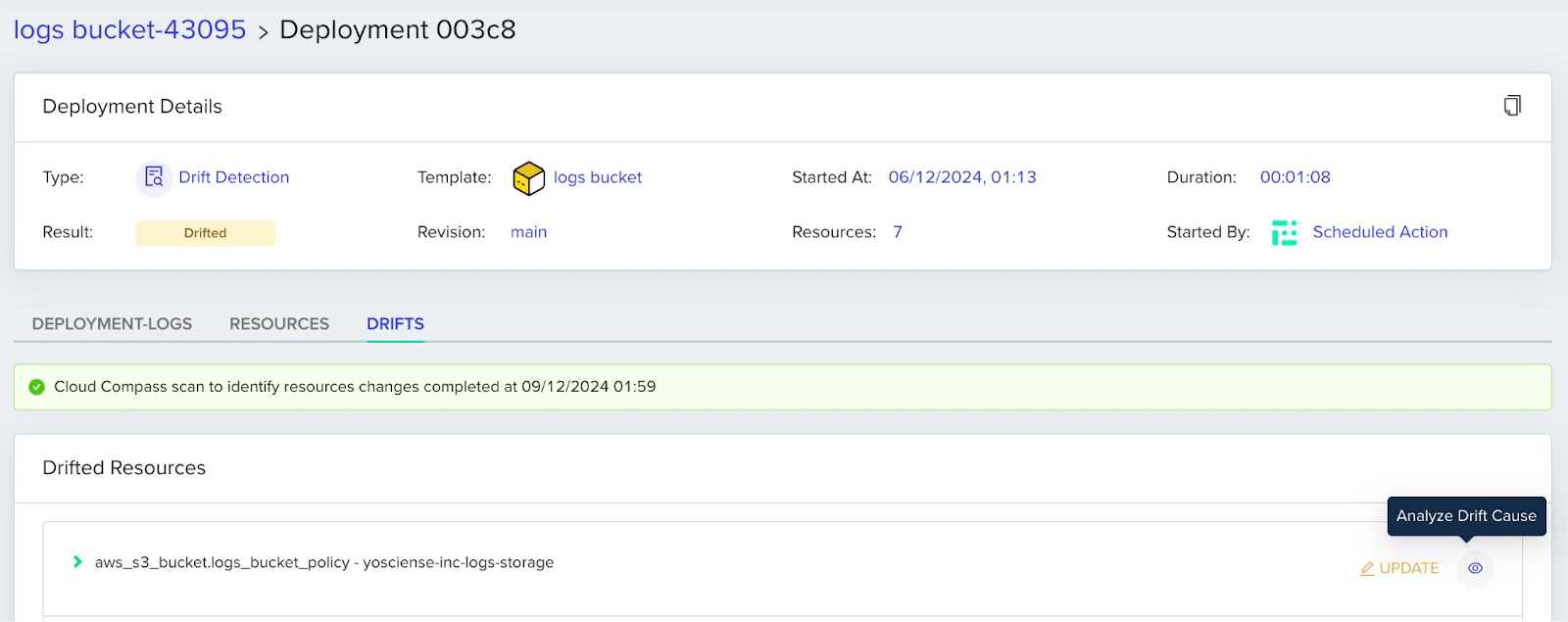 Feature demonstration screenshot showing new functionality