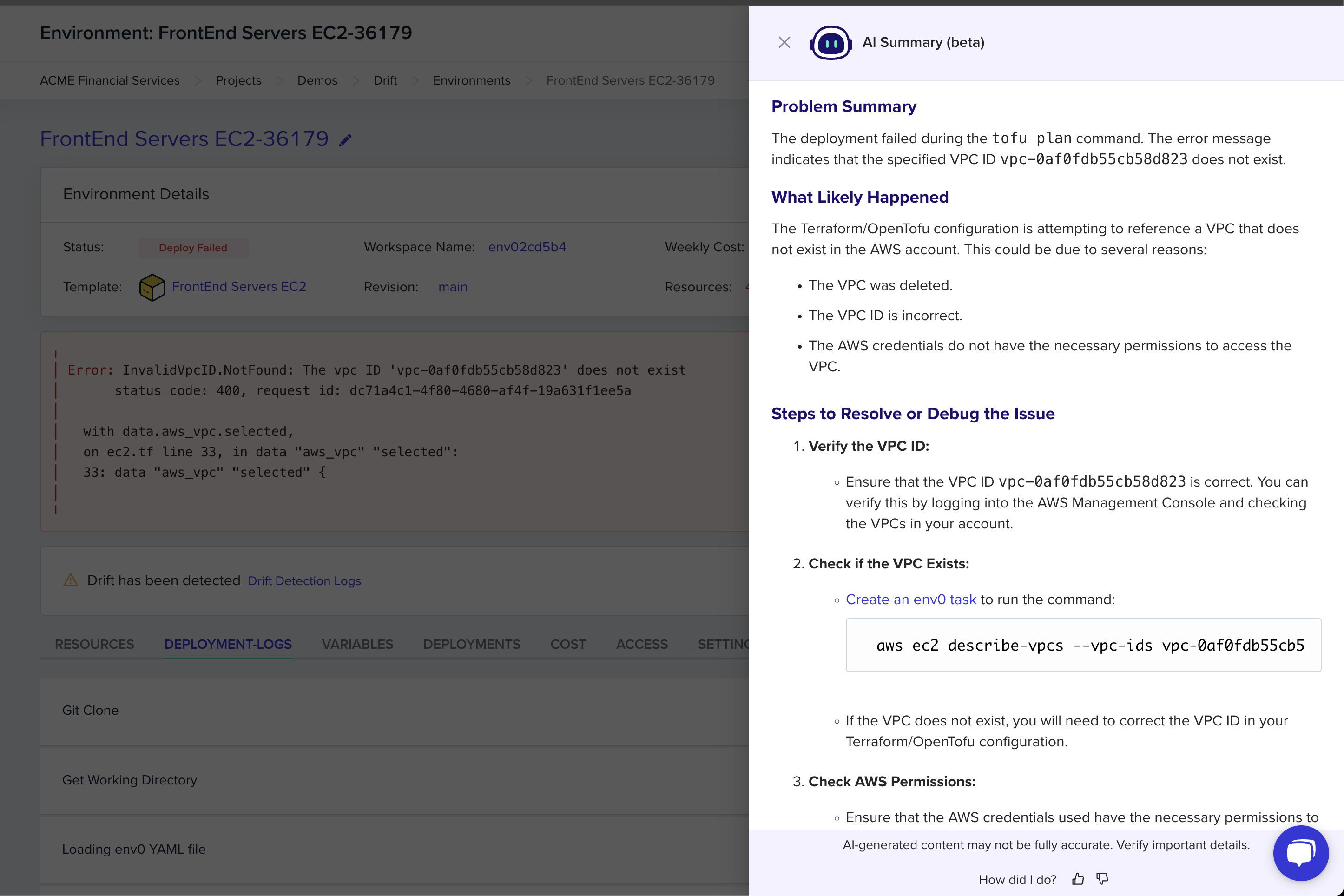 Feature demonstration screenshot showing new functionality