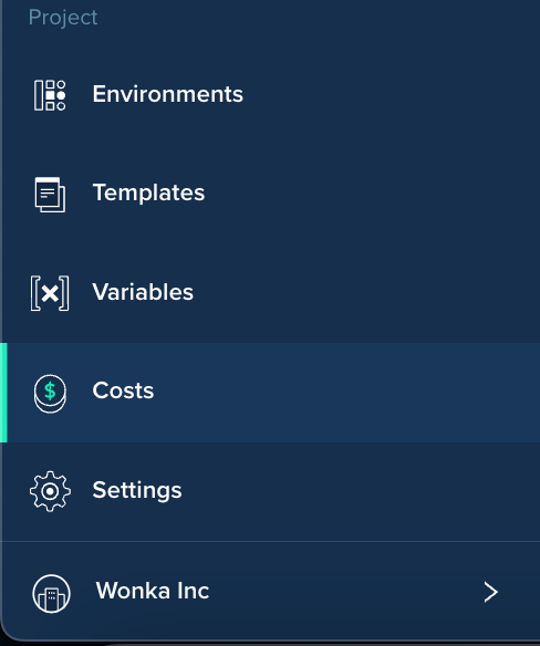 Set Cost Monitoring - env zero docs