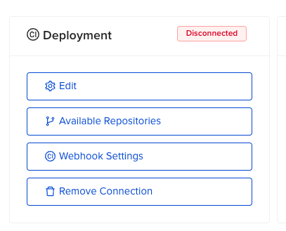 Interface screenshot showing configuration options
