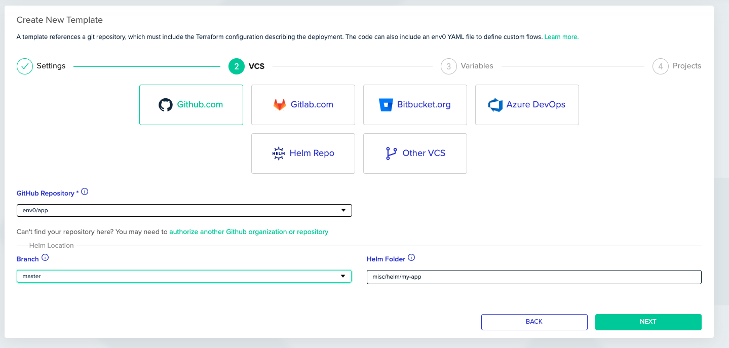 Helm Integration - env zero docs