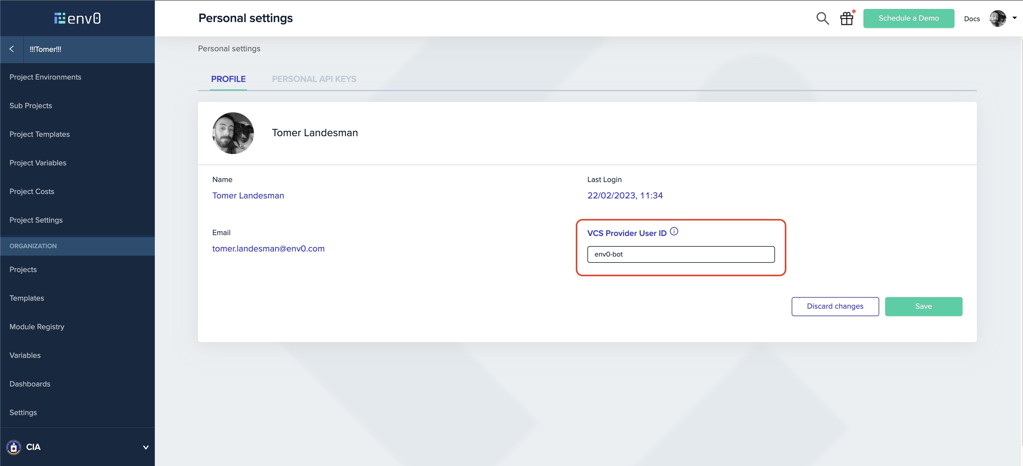 Feature demonstration screenshot showing new functionality