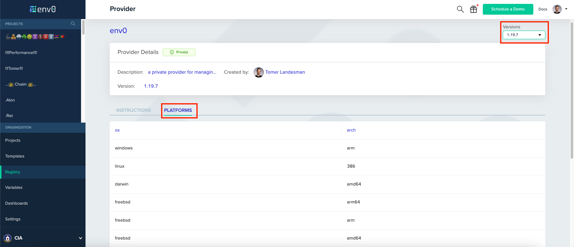 Feature demonstration screenshot showing new functionality