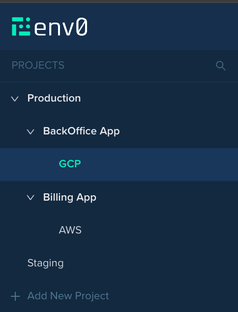 Interface screenshot showing configuration options