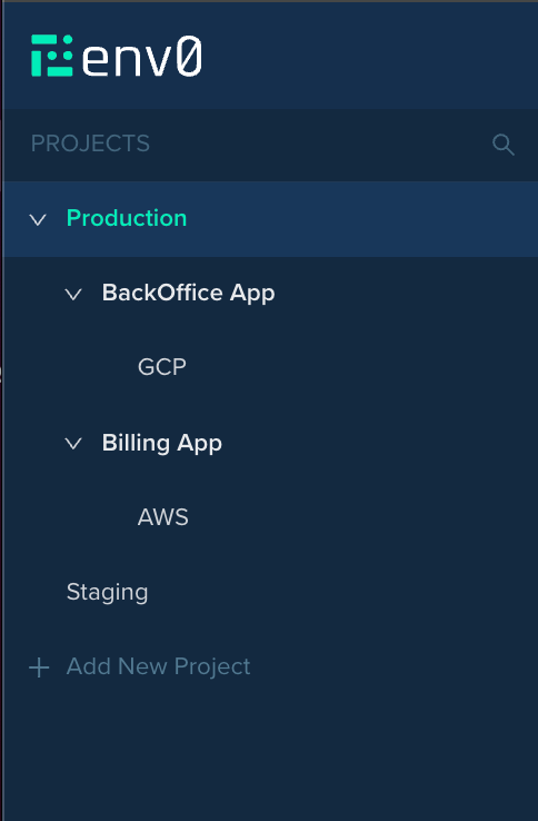 Interface screenshot showing configuration options