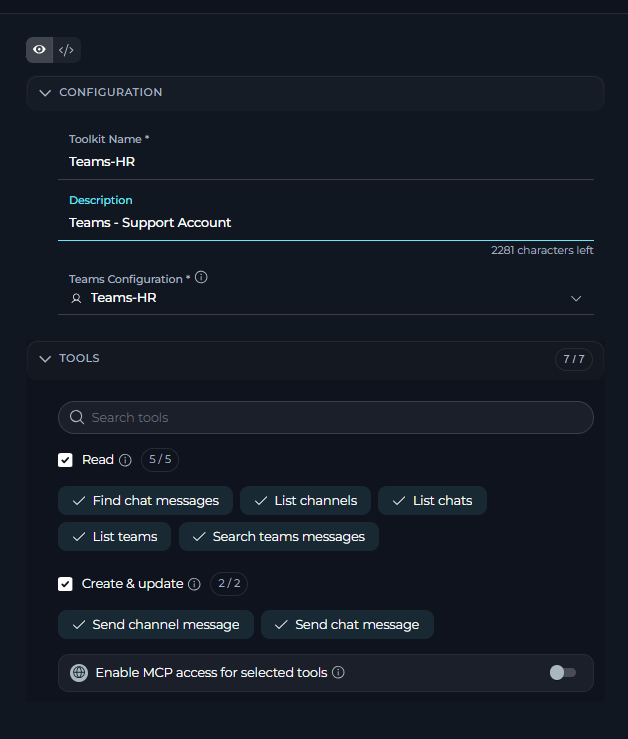 Teams Toolkit - Configuration