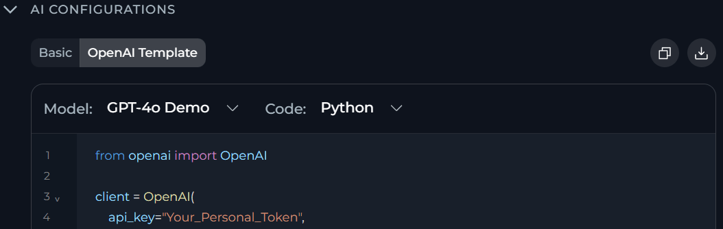 OpenAI Template